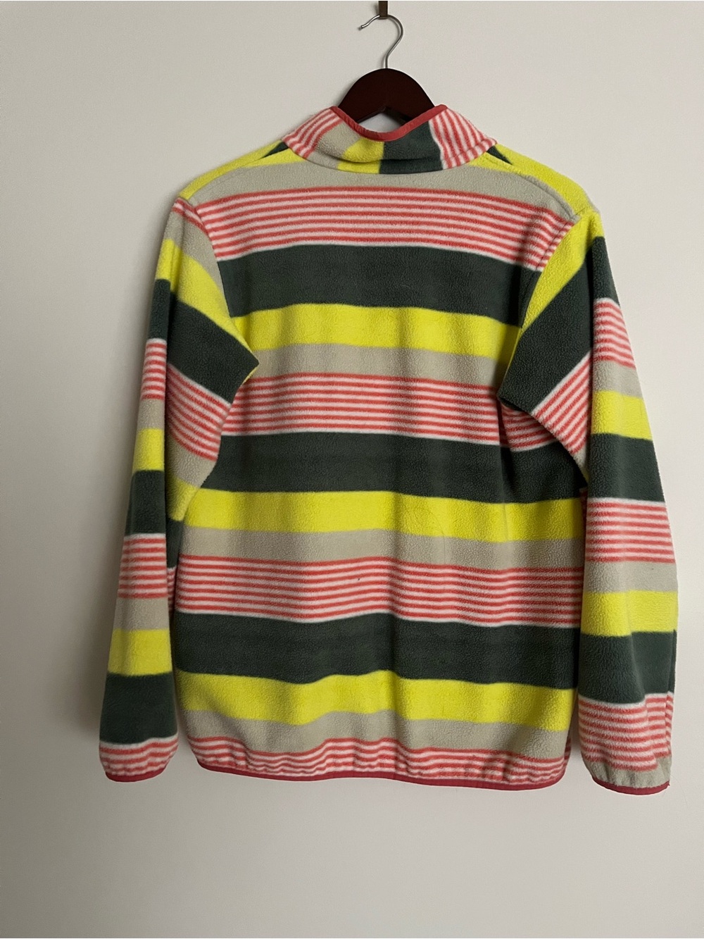Patagonia Synchilla Fleece Jacket - Pink, Yellow, Gray - Picture 3 of 3
